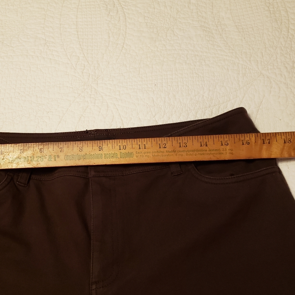 JUST REDUCED Lafayette 148 brown slacks - Picture 4 of 8